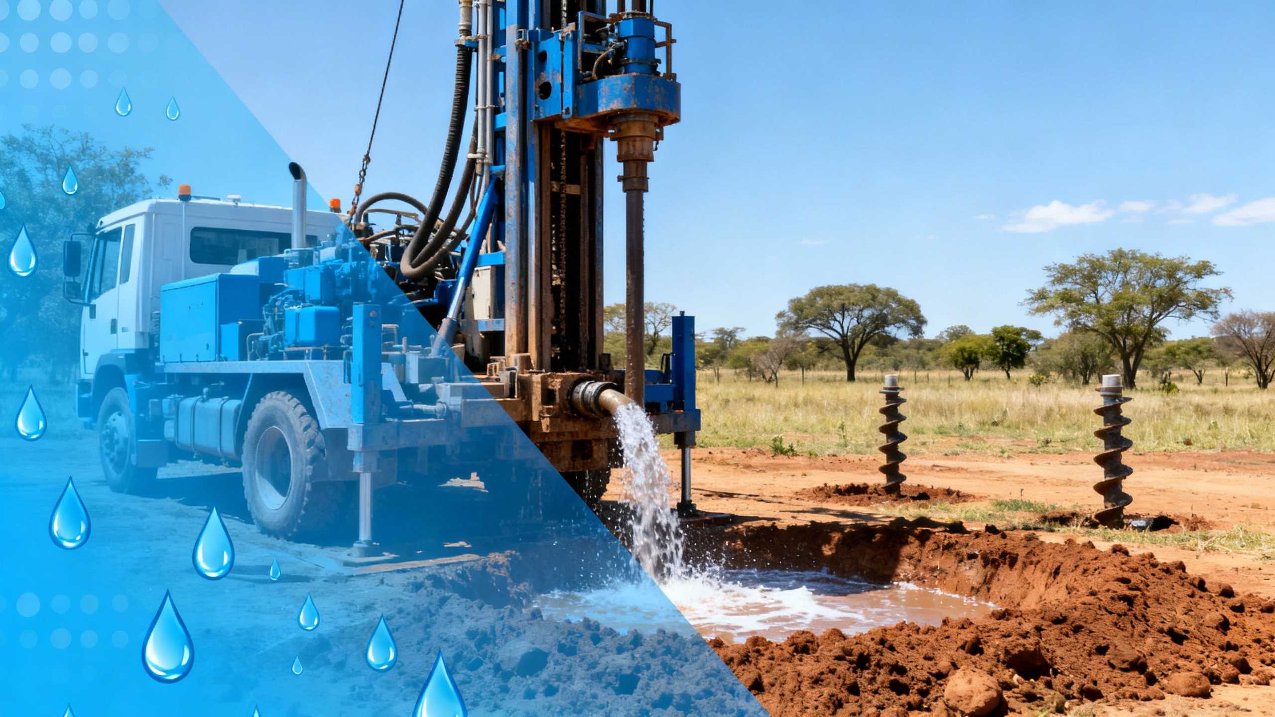 connect group zimbabwe borehole drilling service